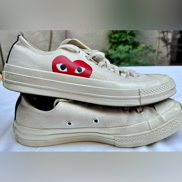 CONVERSE x PLAY COMME des GARCON Chuck Taylor Low Tops - Picture 3 of 7
